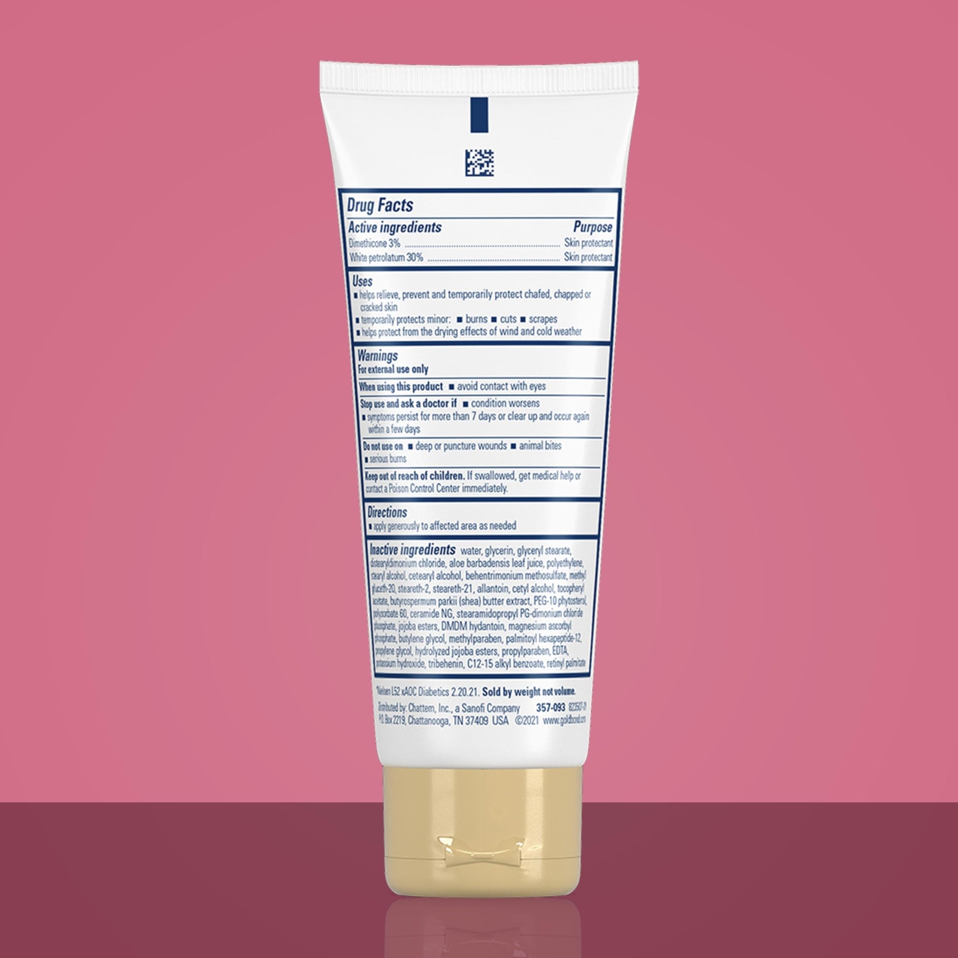 Gold Bond diabetic foot care cream for dry cracked skin hydration
