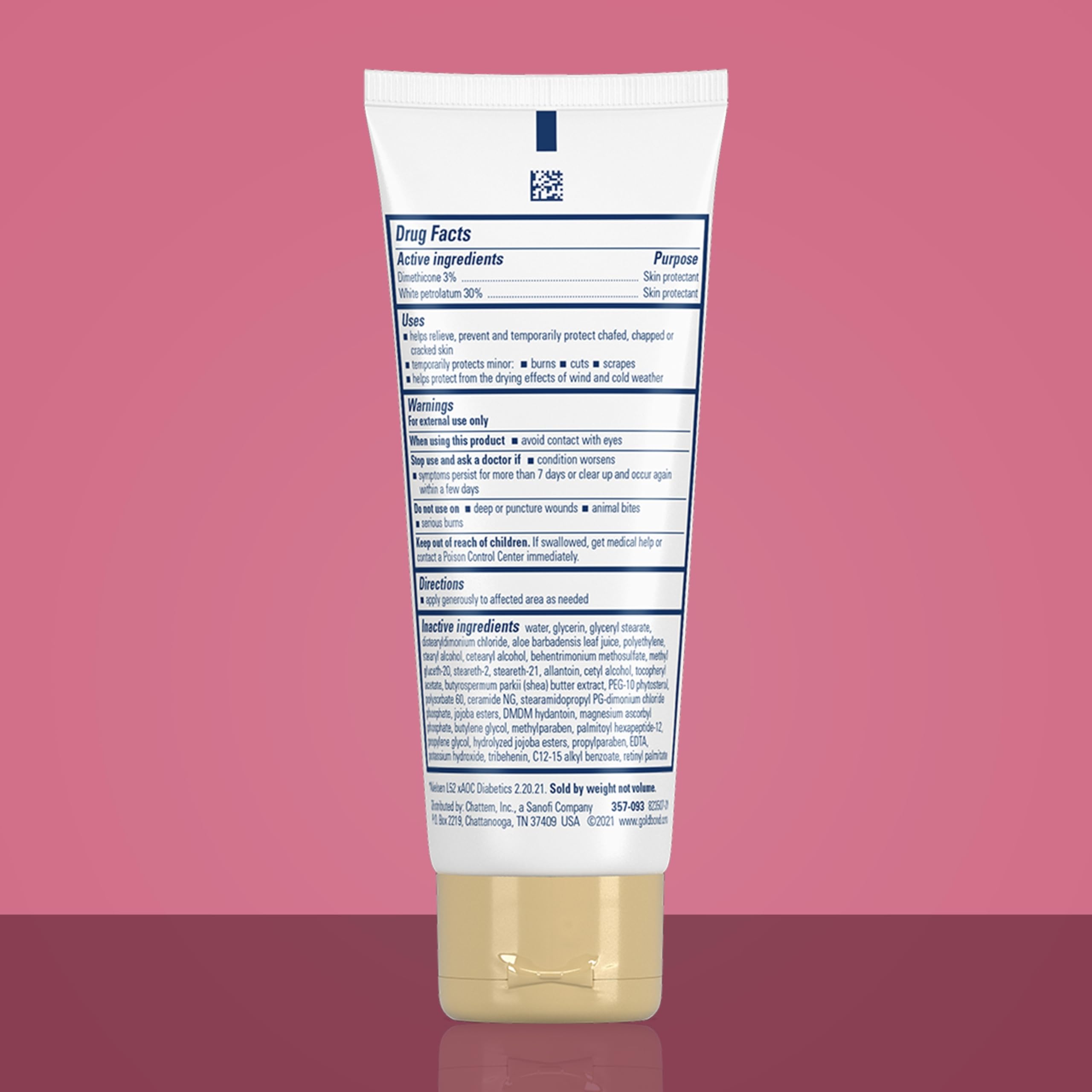 Gold Bond diabetic foot care cream for dry cracked skin hydration