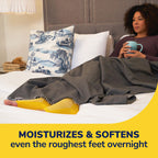 Dr. Scholl's three Ounce foot cream tube and heel sleeves