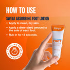 Carpe foot lotion pack of two side profile
