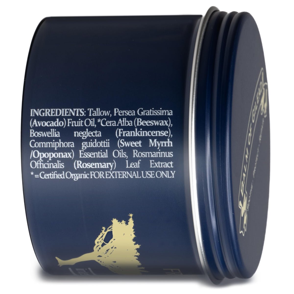 Balm Of Gilead intensive foot healing cream open jar view