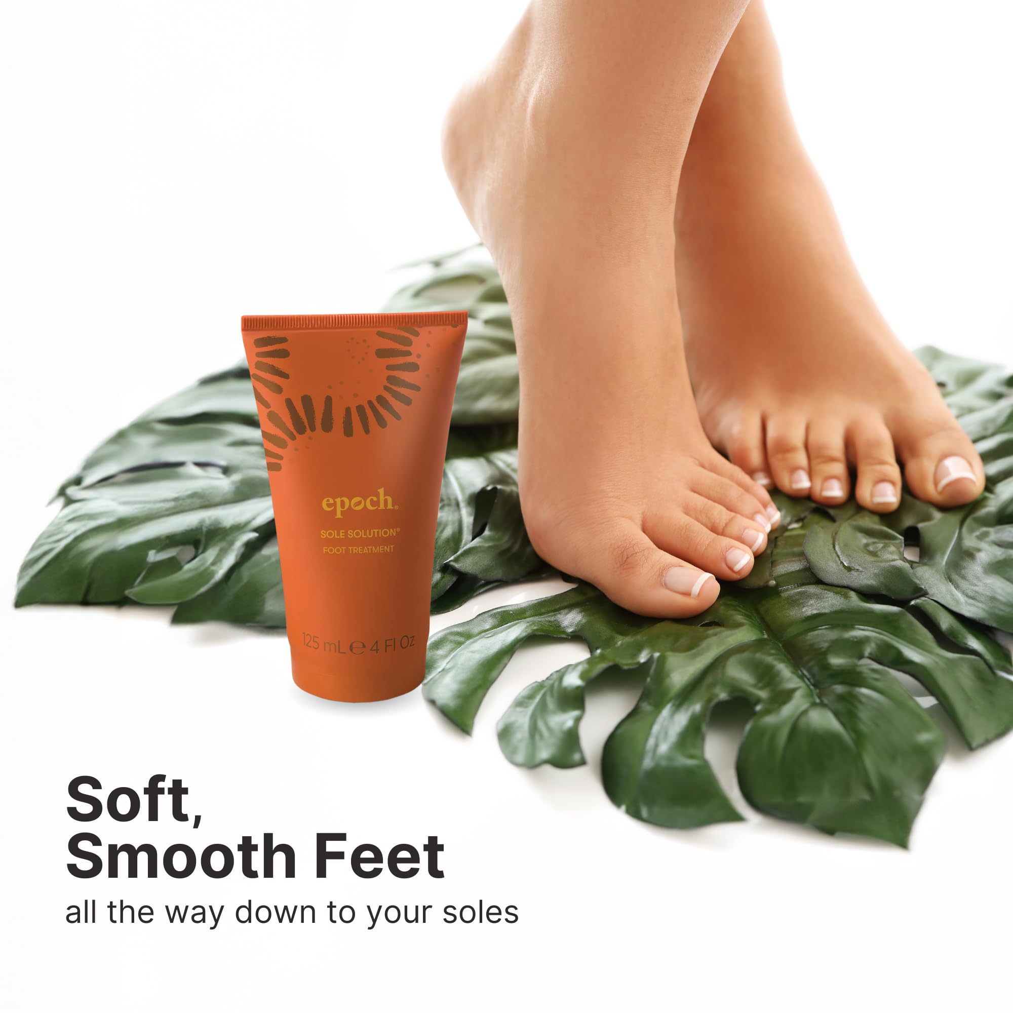 Nu Skin foot treatment tube with allspice berry and urea for exfoliation.
