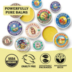 Badger organic foot balm label details and size