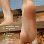 Pedestrian Project Cracked Heel Repair travel friendly size display