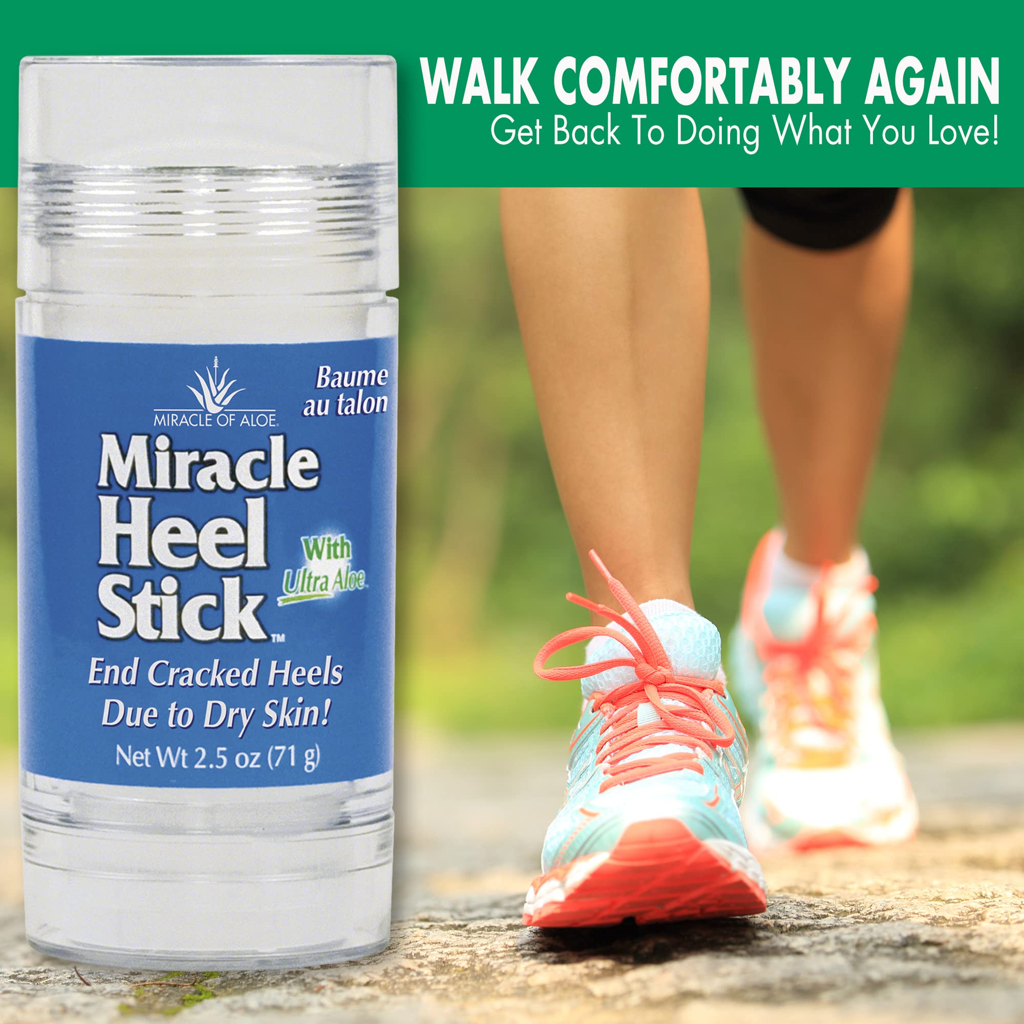 Authentic USA imported heel balm for repairing dry calloused feet