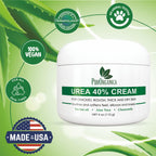 PurOrganica foot cream jar showing net weight four ounces