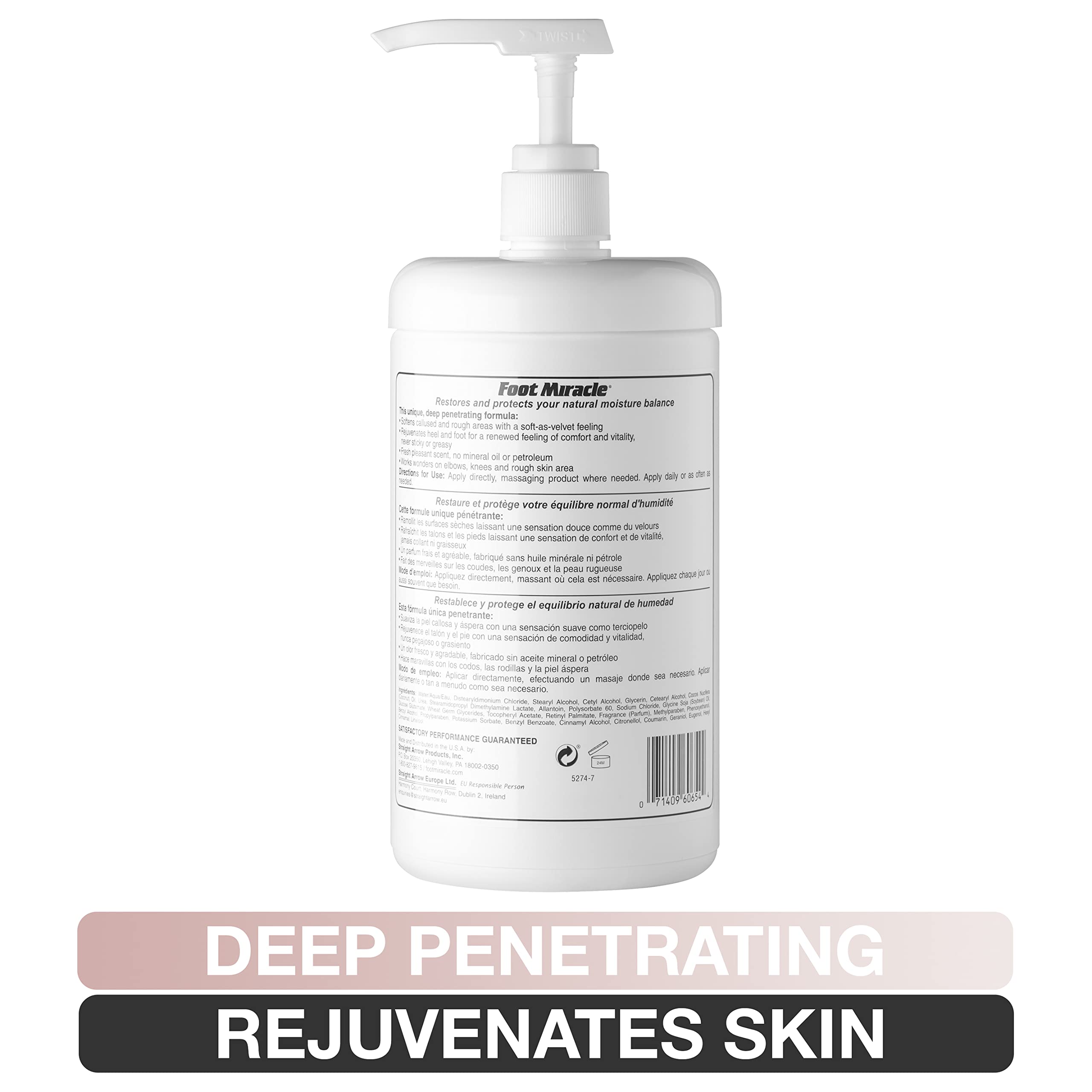Authentic USA imported professional therapeutic cream for dry feet and rough elbows