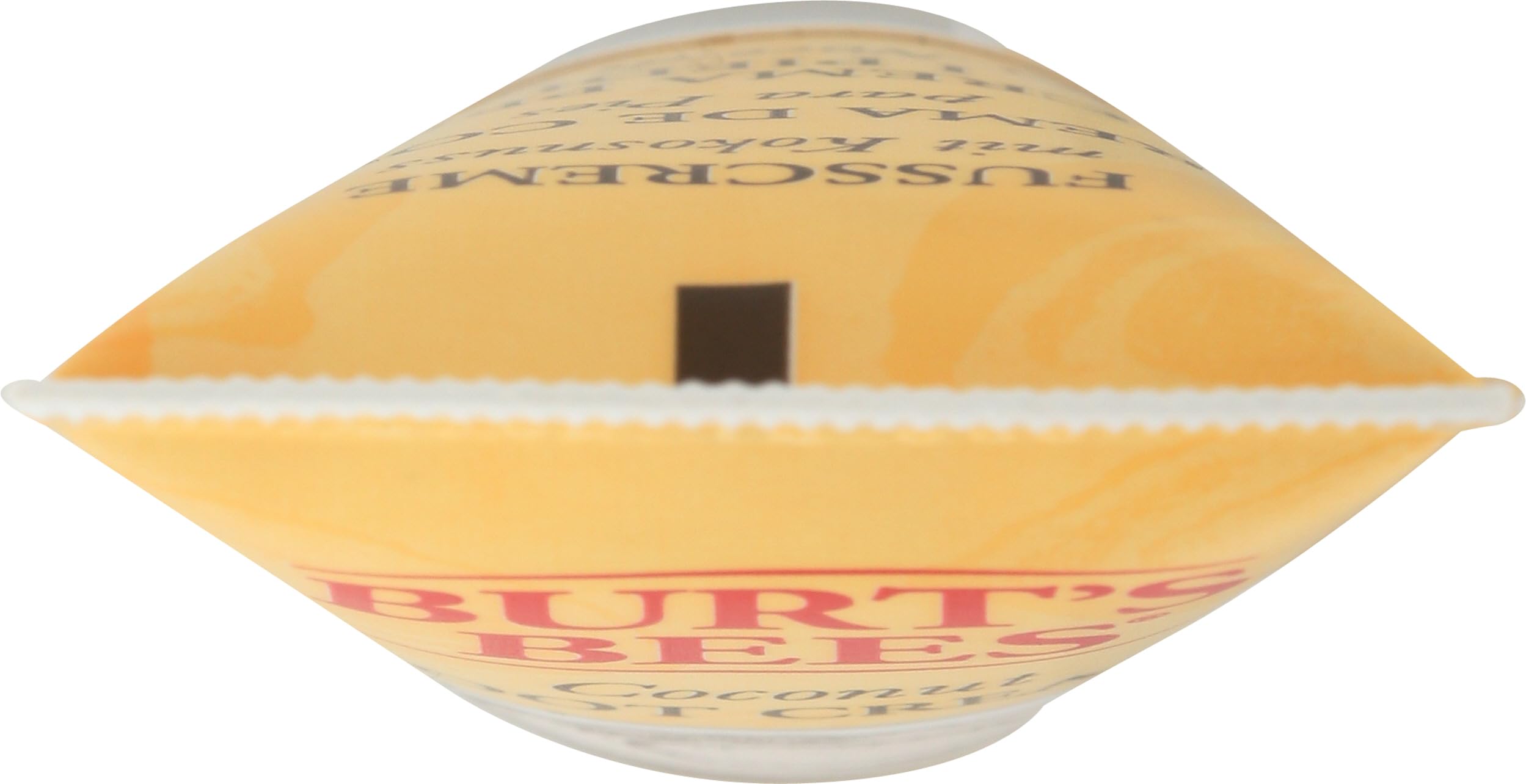 Burt's Bees Coconut Foot Cream scale shot highlighting the compact zero point seven five ounce size