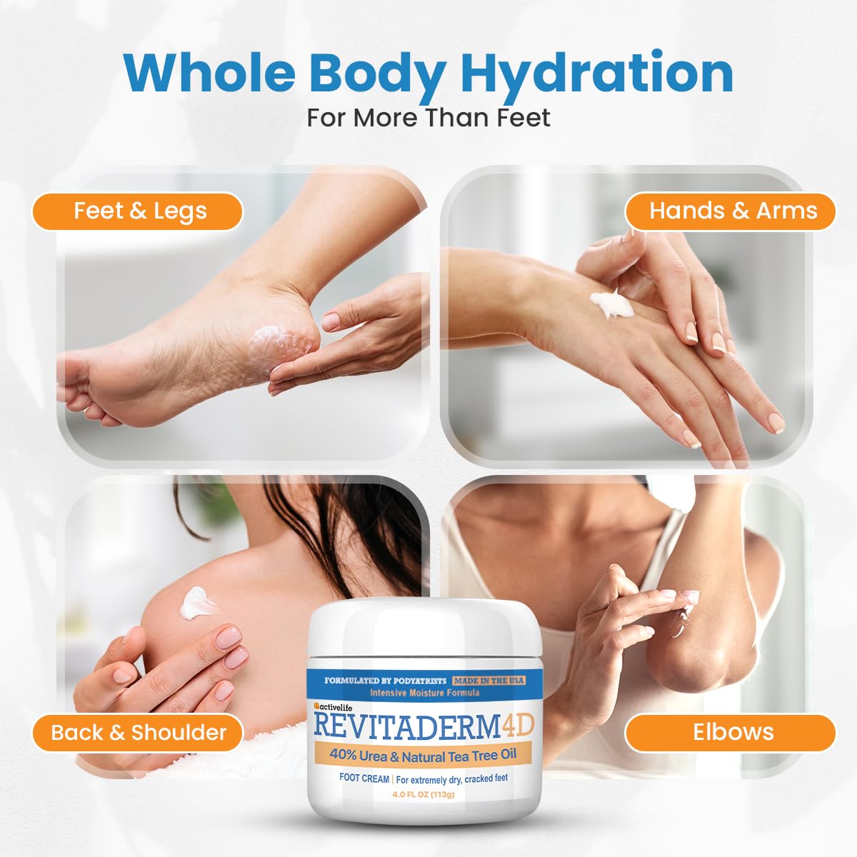 Activelife Revitaderm 4D packaging box with accessories bundle
