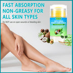Clervun salicylic acid foot cream stick alongside retail packaging
