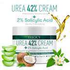 Close up of Ellocy urea cream texture for dry skin