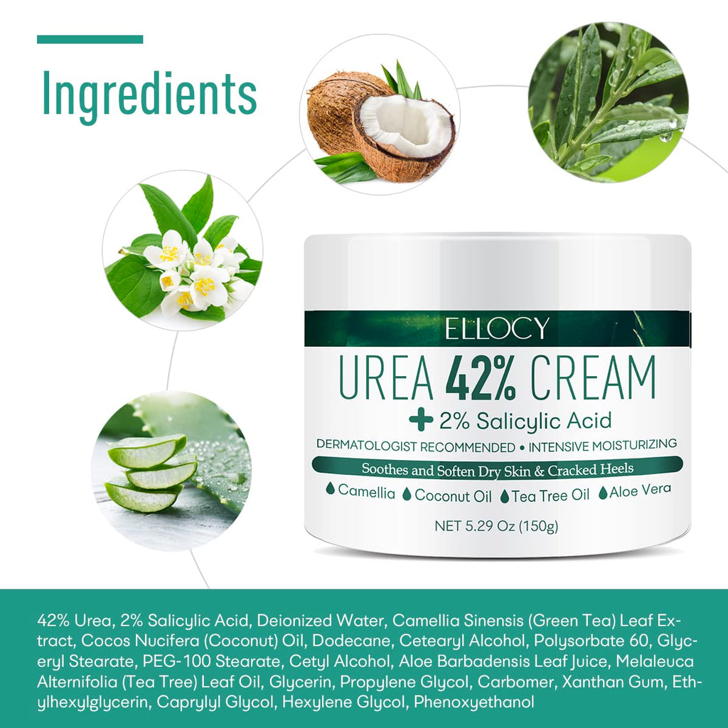 Ellocy cracked heel repair cream side profile view