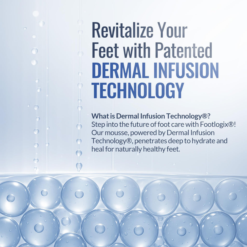 Footlogix 125 ml foot mousse packaging back label