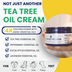 Close-up of The Yellow Bird foot cream rich and concentrated balm texture.