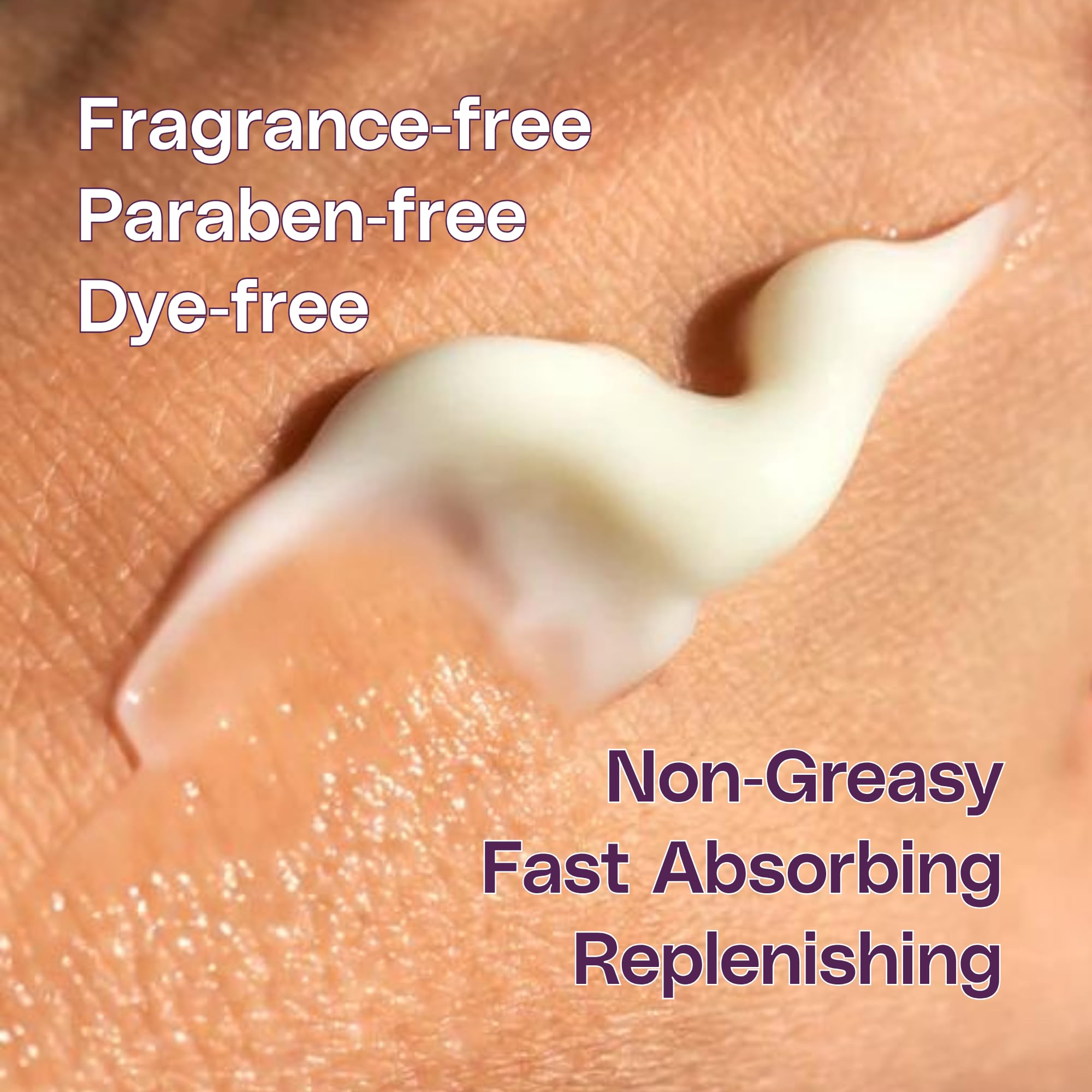 Texture detail of SkinIntegra rapid absorption healing cream for dry skin