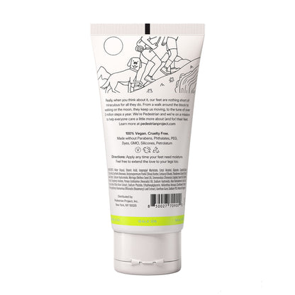 Pedestrian Project Walker's Cream daily moisturizer for calluses side profile
