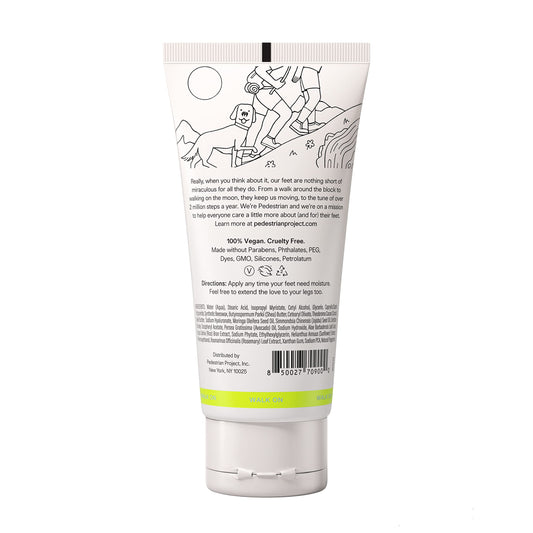 Pedestrian Project Walker's Cream daily moisturizer for calluses side profile