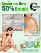 Grocerism maximum strength foot cream open jar texture