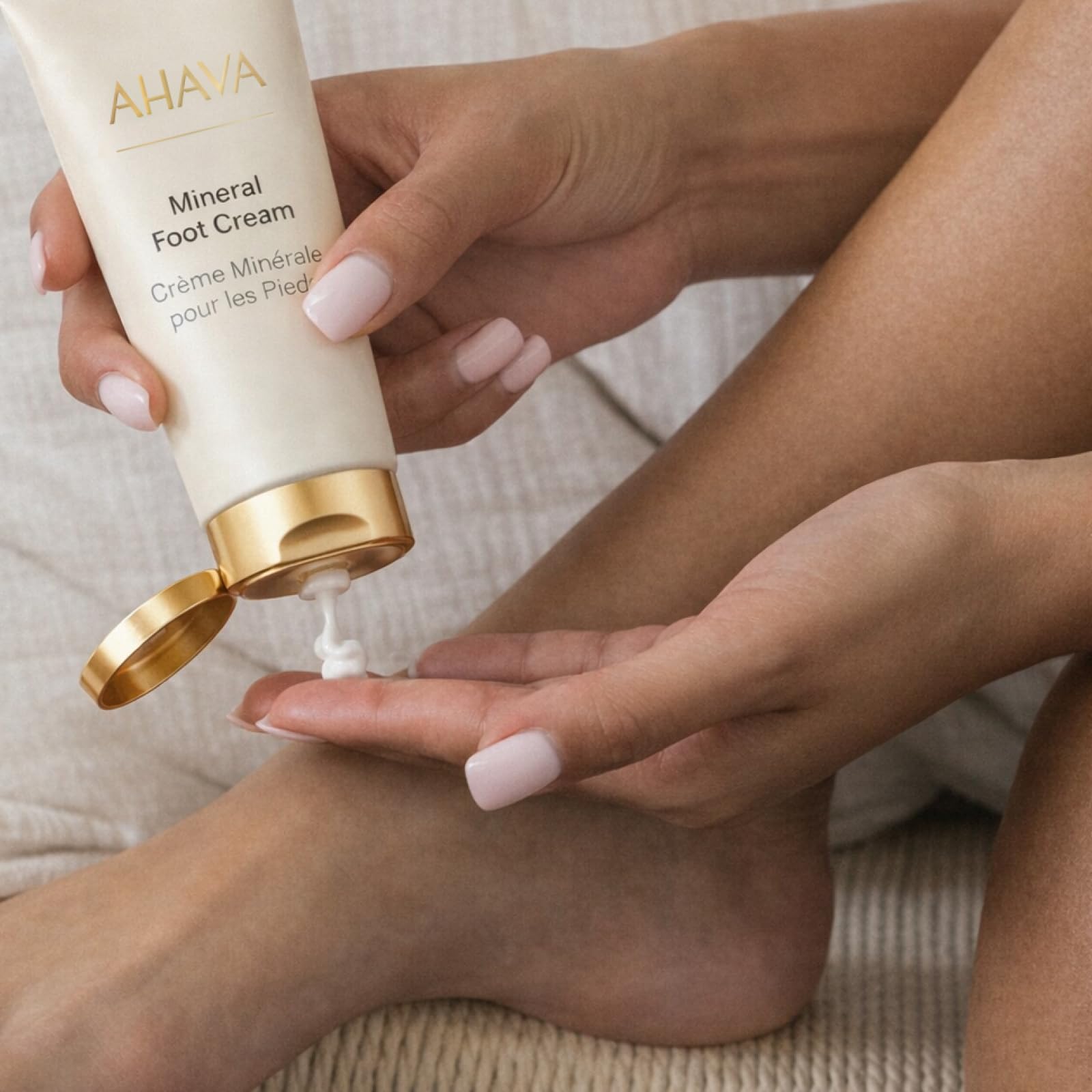 AHAVA Dead Sea Water series foot treatment for cracked sole prevention