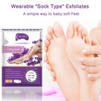 Aliver callus removal sock booties open view