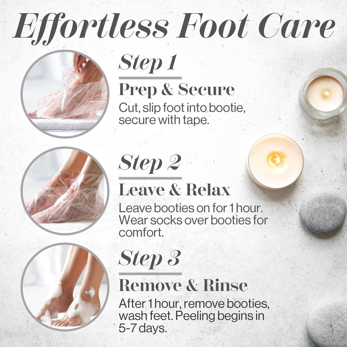 Baby Foot smooth soft feet results display lifestyle image