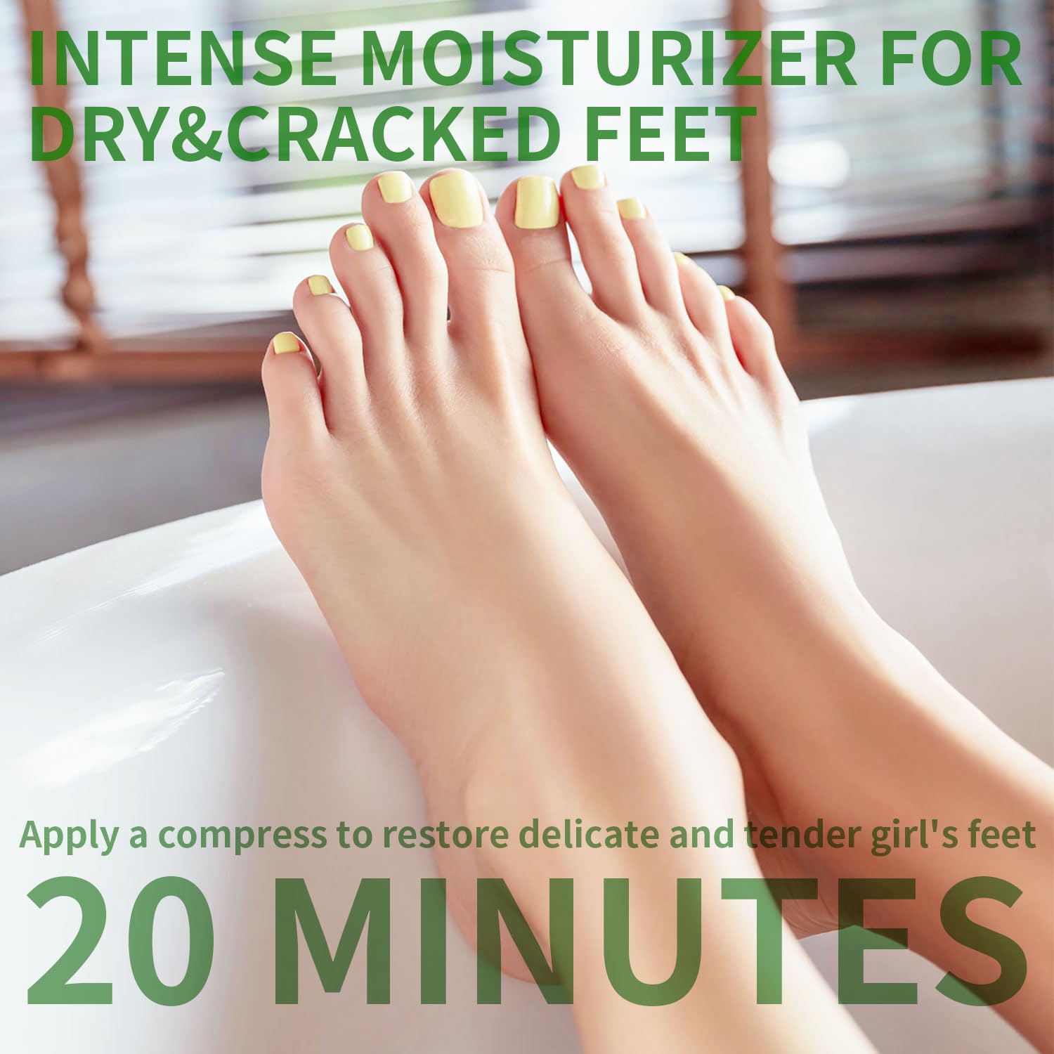 SULADEC hydrating foot socks infused with shea butter and goat milk