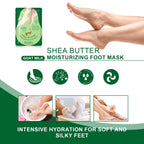 Side profile of moisturizing foot mask packaging design