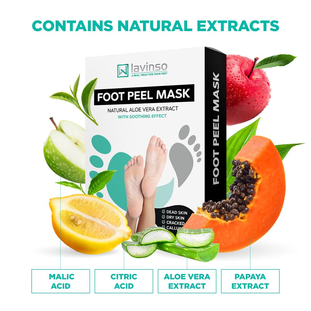 USA imported exfoliating foot mask for baby soft skin results