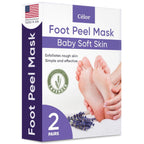 Célor lavender foot peel retail packaging side