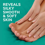 Dr. Scholl's exfoliating foot peeling mask showing three pairs of socks