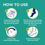 Dr. Scholl's callus remover foot peeling mask branding and details
