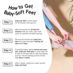 Grace And Stella award winning foot peel mask lifestyle application view