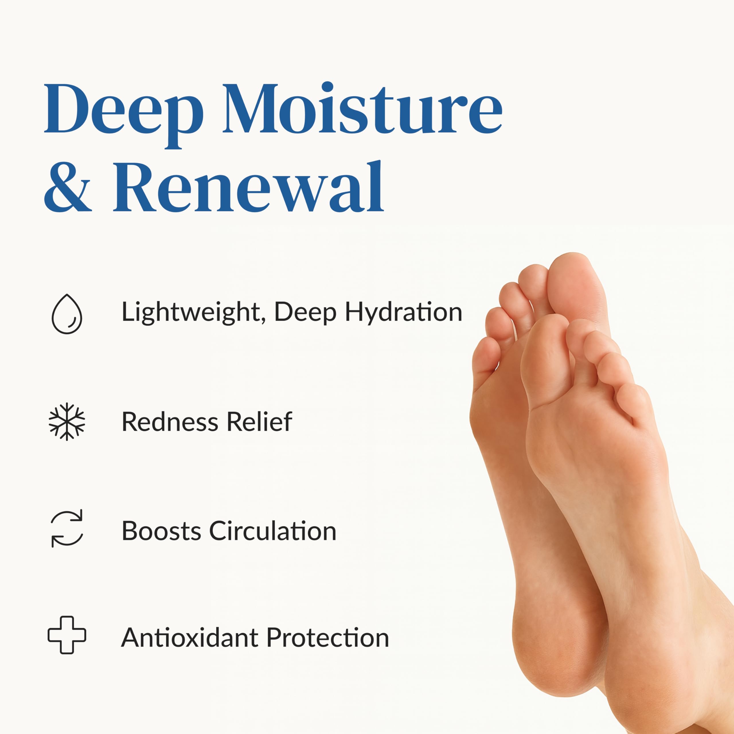 Epielle foot spa masks being applied to heels for callus treatment