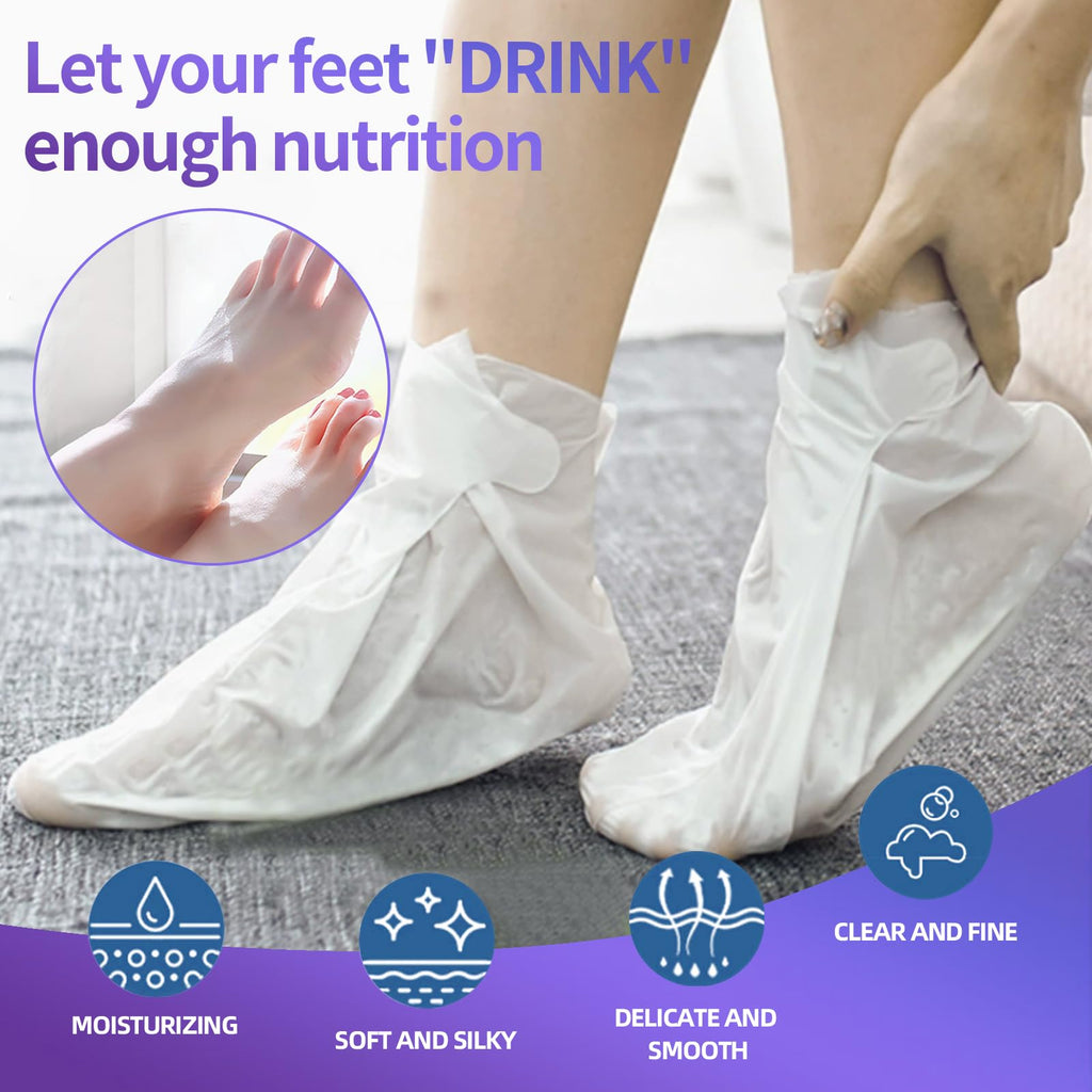 Cristalbox hydrating foot mask five pack boxes