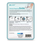 Epielle foot mask lifestyle shot emphasizing smooth heels