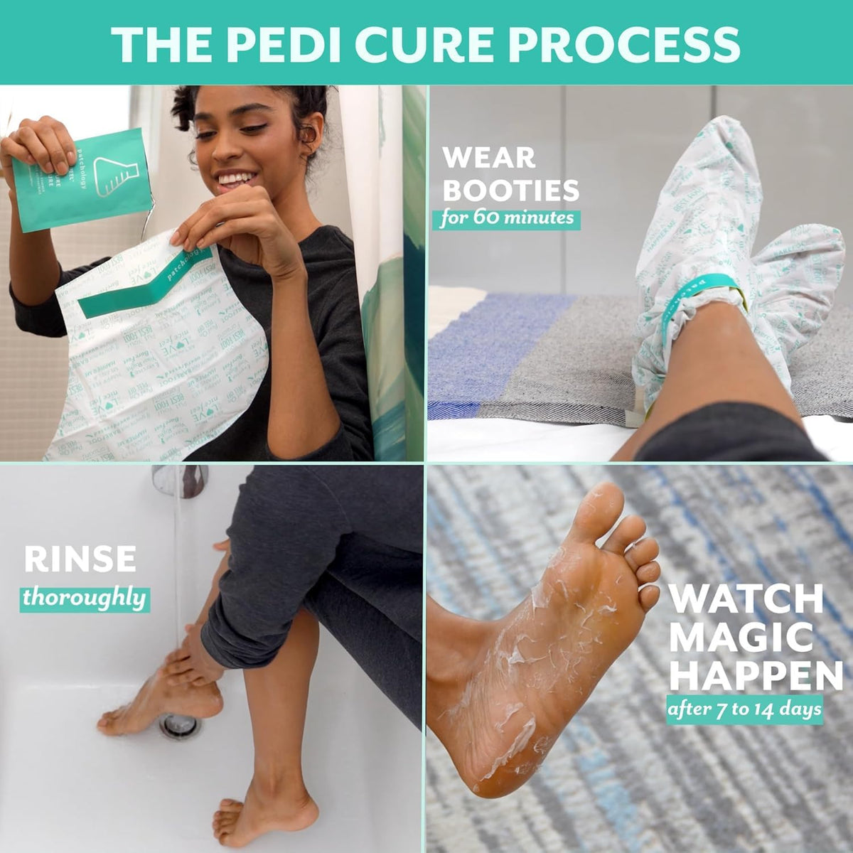 Patchology foot treatment product ingredients layout
