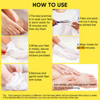 Berlaney foot treatment pack for dry cracked heels