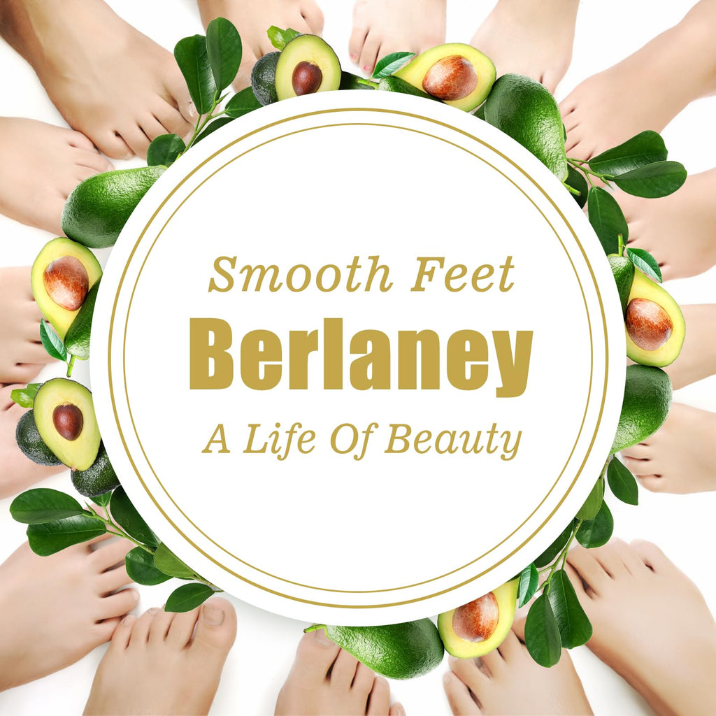 Berlaney soothing foot peel mask for smooth skin
