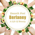 Berlaney soothing foot peel mask for smooth skin