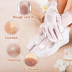 Close up of wearable glove and sock treatment packs