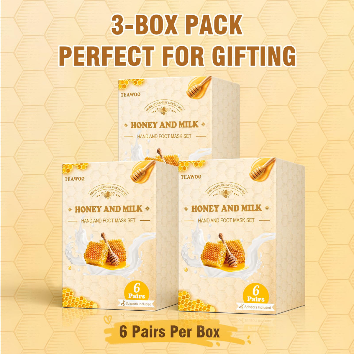 Complete home spa hand and foot care kit arrangement