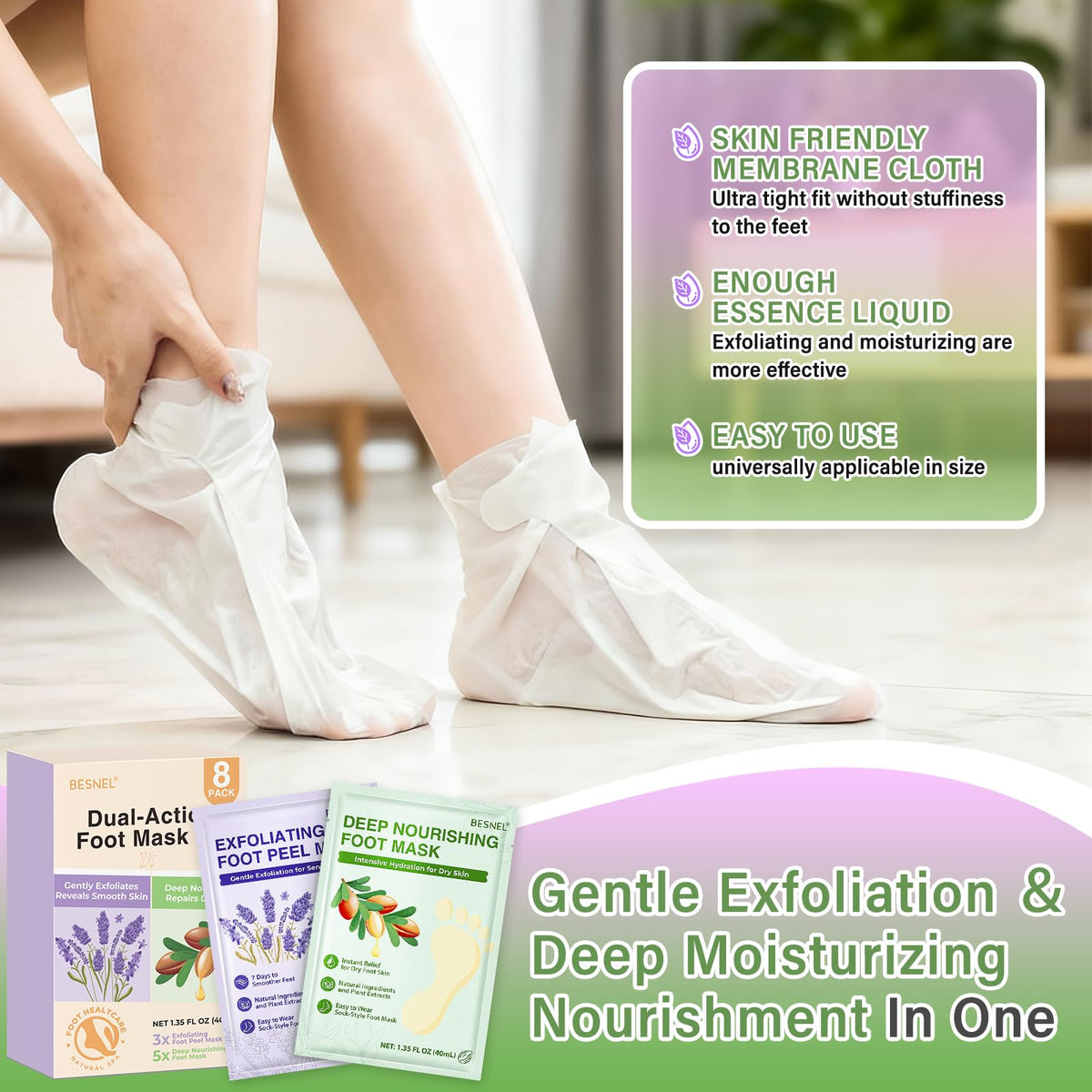 Callus removal foot care kit packaging angle