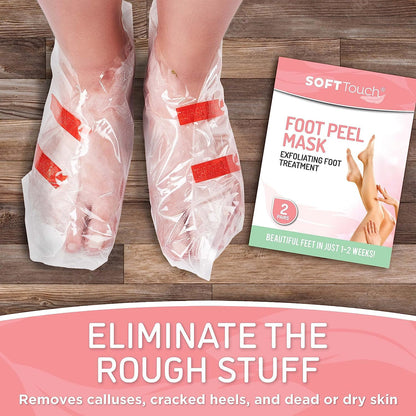 Authentic USA imported Soft Touch foot peel mask for Indian consumers.