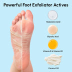 MAREE Exfoliating Socks close up on packaging
