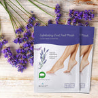Bealuz exfoliating booties box back details