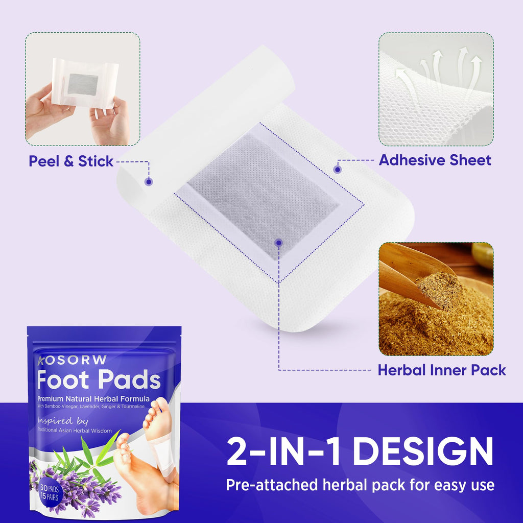Aosorw natural foot pads application demonstration