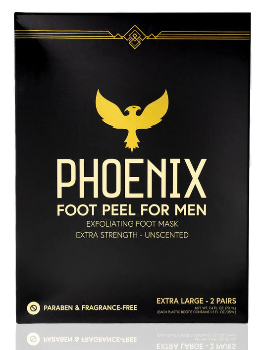 Extra strength exfoliating foot mask booties for men size fourteen