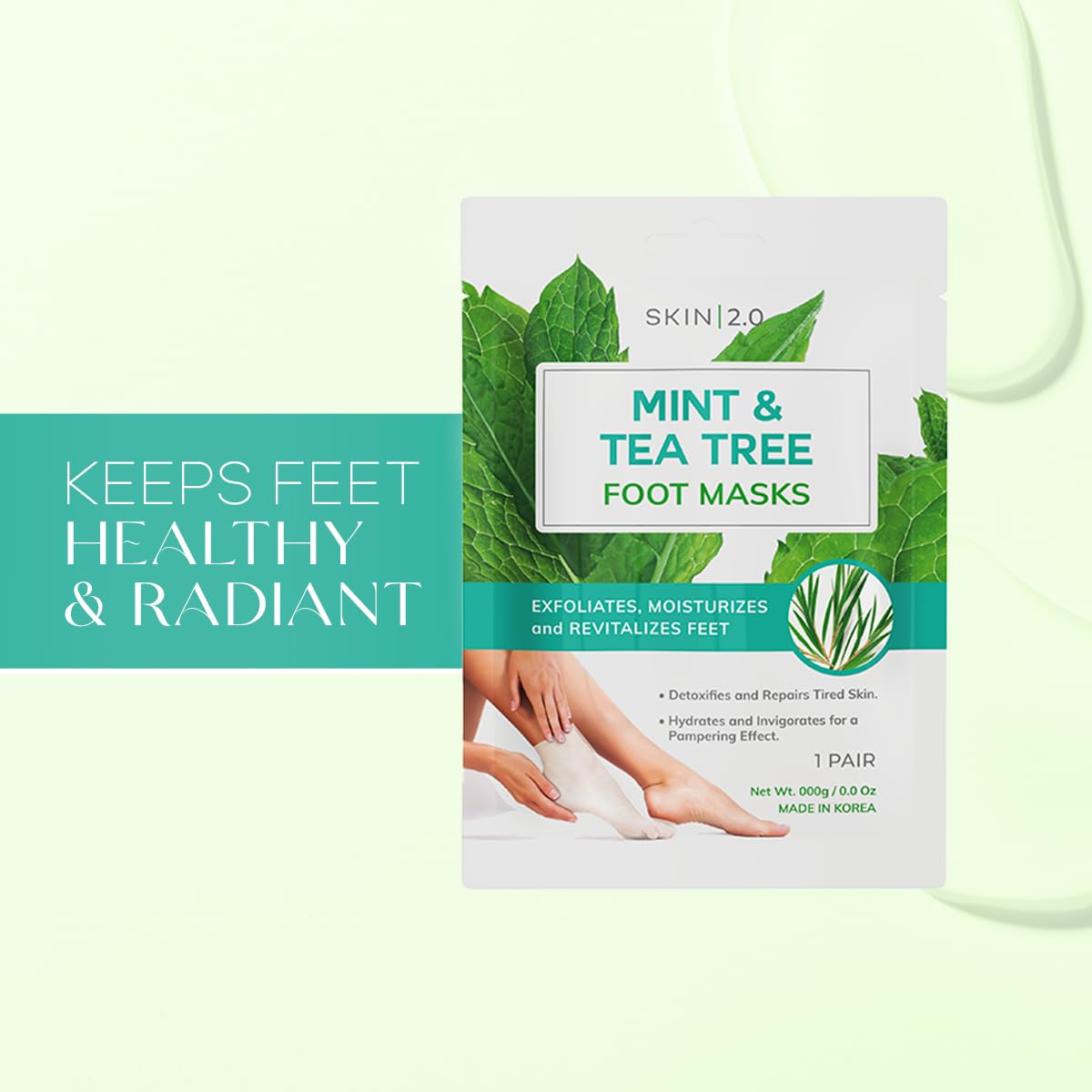 Skin 2.0 moisturizing socks for dry cracked feet treatment