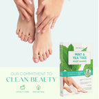 Skin 2.0 moisturizing socks opened inside individual pouches