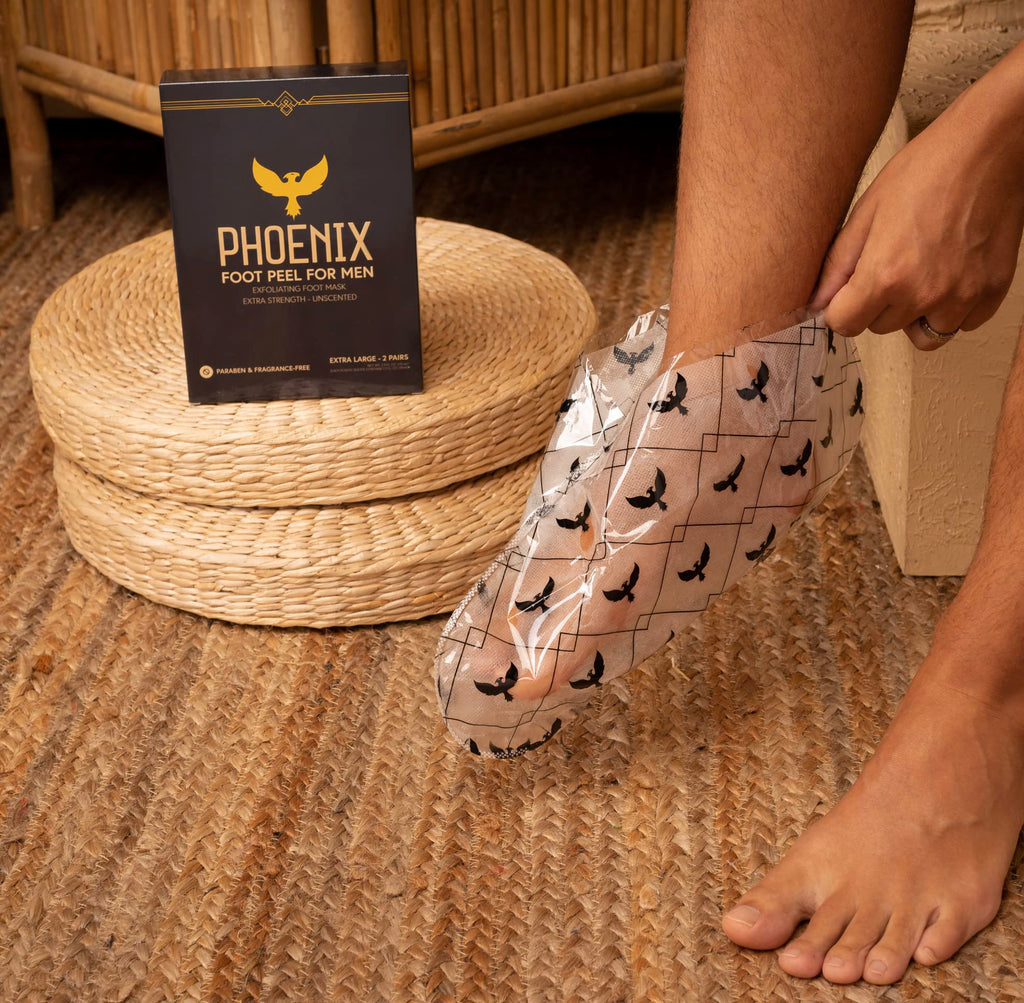 Phoenix Foot Peel callus remover application demonstration